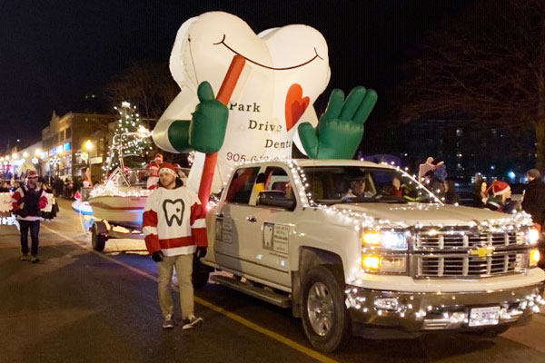 Park Drive Dental Santa Claus Parade Float